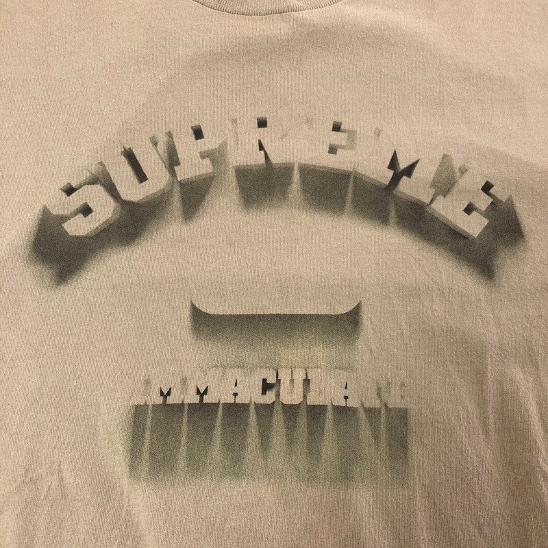 【中古品】【メンズ】 SUPREME シュプリーム 24SS SHADOW TEE シャドウTシャツ アーチロゴ 半袖 Tシャツ カットソー 149-260802-hi-08-tagh サイズ：XL カラー：カーキ 万代Net店