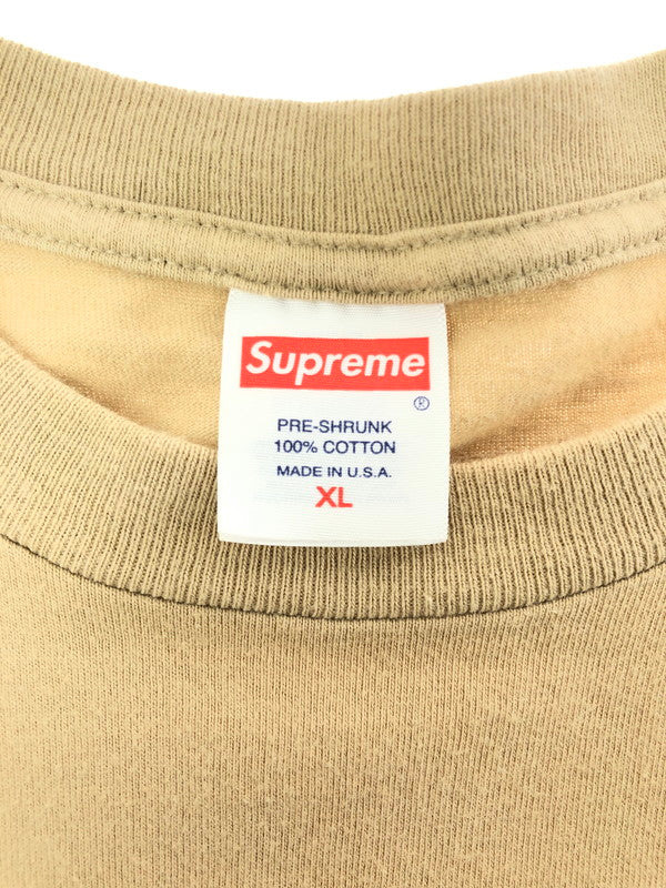 【中古品】【メンズ】 SUPREME シュプリーム 24SS SHADOW TEE シャドウTシャツ アーチロゴ 半袖 Tシャツ カットソー 149-260802-hi-08-tagh サイズ：XL カラー：カーキ 万代Net店