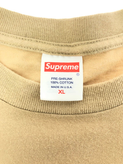 【中古品】【メンズ】 SUPREME シュプリーム 24SS SHADOW TEE シャドウTシャツ アーチロゴ 半袖 Tシャツ カットソー 149-260802-hi-08-tagh サイズ：XL カラー：カーキ 万代Net店