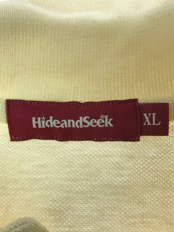 【中古品】【メンズ】 HIDEANDSEEK ハイドアンドシーク SS POLO SHIRT HS-050324 ショートスリーブ ポロシャツ トップス 145-260726-rt-09-tagh サイズ：XL カラー：イエロー 万代Net店