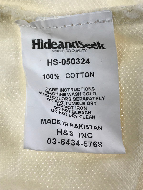 【中古品】【メンズ】 HIDEANDSEEK ハイドアンドシーク SS POLO SHIRT HS-050324 ショートスリーブ ポロシャツ トップス 145-260726-rt-09-tagh サイズ：XL カラー：イエロー 万代Net店