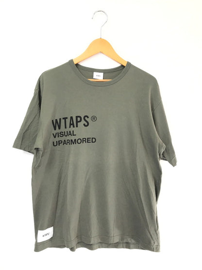 【中古品】【メンズ】 WTAPS ダブルタップス PXTEE KHAKI 201ATDT-CSM02S ショートスリーブ Tシャツ カーキ トップス 142-260726-rt-12-tagh サイズ：2 カラー：カーキ 万代Net店