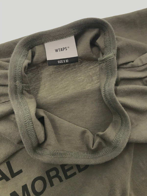【中古品】【メンズ】 WTAPS ダブルタップス PXTEE KHAKI 201ATDT-CSM02S ショートスリーブ Tシャツ カーキ トップス 142-260726-rt-12-tagh サイズ：2 カラー：カーキ 万代Net店