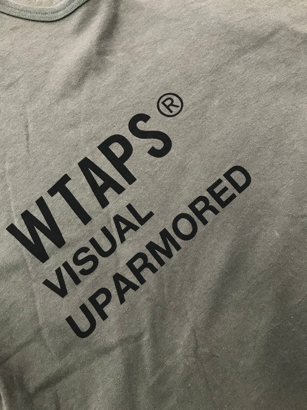 【中古品】【メンズ】 WTAPS ダブルタップス PXTEE KHAKI 201ATDT-CSM02S ショートスリーブ Tシャツ カーキ トップス 142-260726-rt-12-tagh サイズ：2 カラー：カーキ 万代Net店