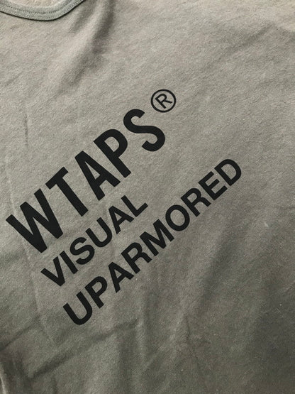 【中古品】【メンズ】 WTAPS ダブルタップス PXTEE KHAKI 201ATDT-CSM02S ショートスリーブ Tシャツ カーキ トップス 142-260726-rt-12-tagh サイズ：2 カラー：カーキ 万代Net店