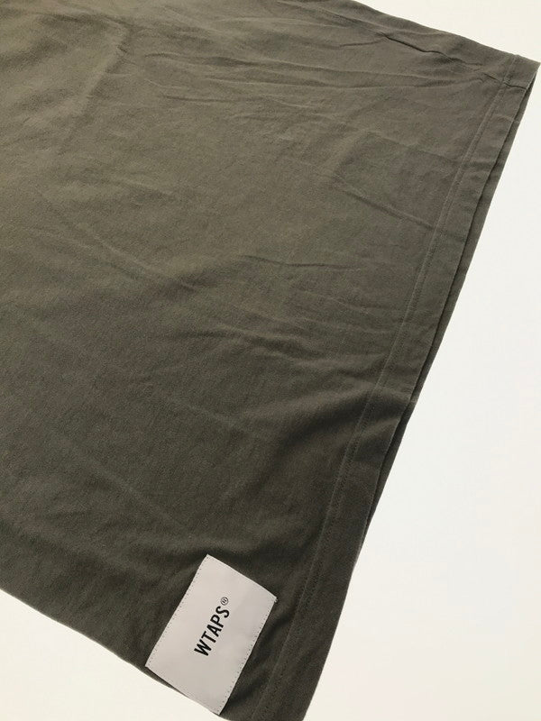 【中古品】【メンズ】 WTAPS ダブルタップス PXTEE KHAKI 201ATDT-CSM02S ショートスリーブ Tシャツ カーキ トップス 142-260726-rt-12-tagh サイズ：2 カラー：カーキ 万代Net店