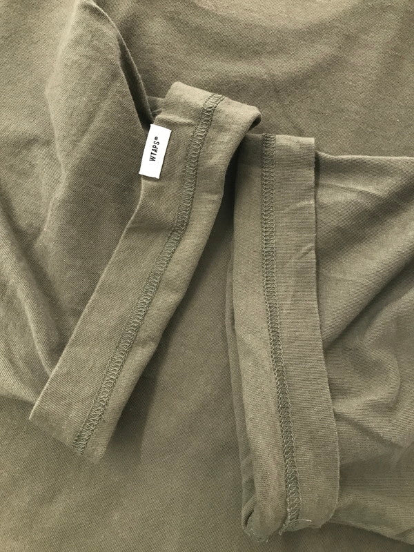 【中古品】【メンズ】 WTAPS ダブルタップス PXTEE KHAKI 201ATDT-CSM02S ショートスリーブ Tシャツ カーキ トップス 142-260726-rt-12-tagh サイズ：2 カラー：カーキ 万代Net店