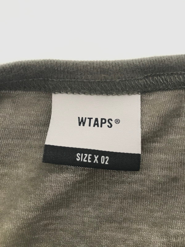 【中古品】【メンズ】 WTAPS ダブルタップス PXTEE KHAKI 201ATDT-CSM02S ショートスリーブ Tシャツ カーキ トップス 142-260726-rt-12-tagh サイズ：2 カラー：カーキ 万代Net店