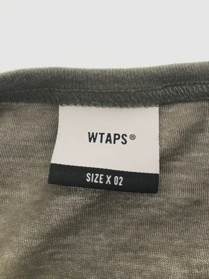 【中古品】【メンズ】 WTAPS ダブルタップス PXTEE KHAKI 201ATDT-CSM02S ショートスリーブ Tシャツ カーキ トップス 142-260726-rt-12-tagh サイズ：2 カラー：カーキ 万代Net店