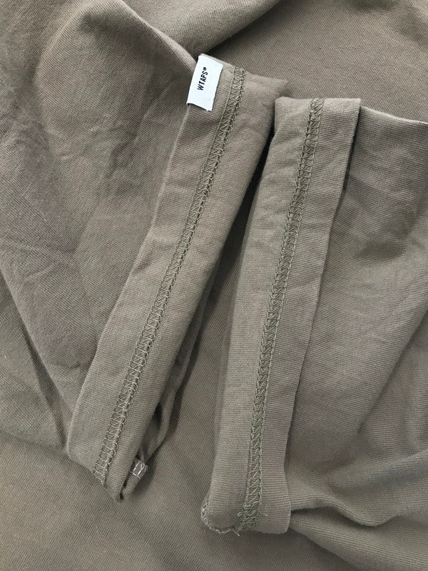 【中古品】【メンズ】 WTAPS ダブルタップス 20SS WTINC TEE KHAKI 20年春夏モデル ショートスリーブ Tシャツ 142-260726-rt-11-tagh サイズ：4 カラー：カーキ 万代Net店