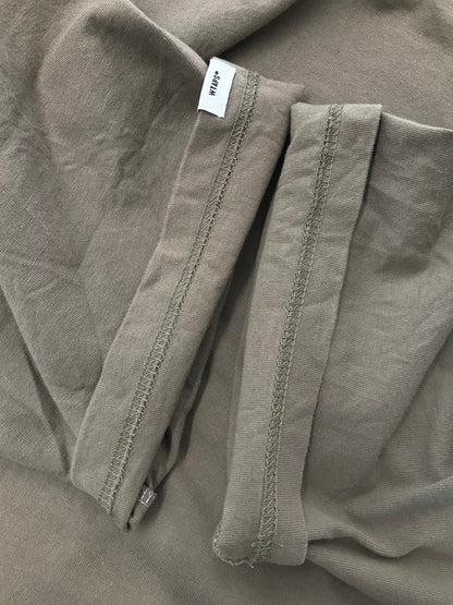 【中古品】【メンズ】 WTAPS ダブルタップス 20SS WTINC TEE KHAKI 20年春夏モデル ショートスリーブ Tシャツ 142-260726-rt-11-tagh サイズ：4 カラー：カーキ 万代Net店