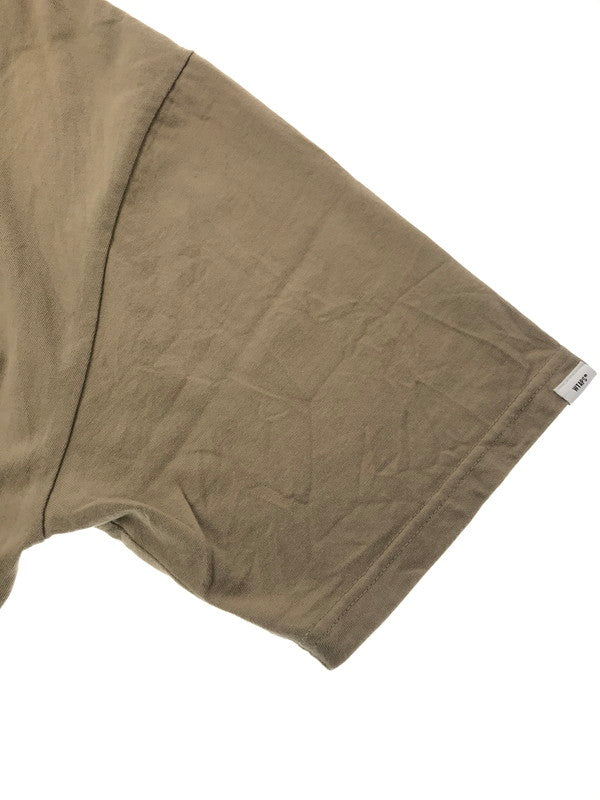 【中古品】【メンズ】 WTAPS ダブルタップス 20SS WTINC TEE KHAKI 20年春夏モデル ショートスリーブ Tシャツ 142-260726-rt-11-tagh サイズ：4 カラー：カーキ 万代Net店