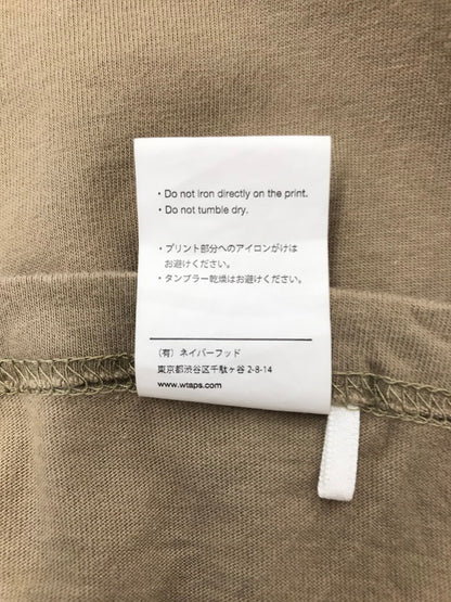 【中古品】【メンズ】 WTAPS ダブルタップス 20SS WTINC TEE KHAKI 20年春夏モデル ショートスリーブ Tシャツ 142-260726-rt-11-tagh サイズ：4 カラー：カーキ 万代Net店