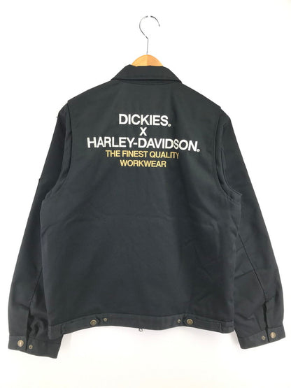 【中古品】【メンズ】 DICKIES × HARLEY-DAVIDSON ハーレーダビッドソン QUILTED LINED EISENHOWER JACKET 97426 キルティング アイゼン ハワージャケット 145-260723-rt-03-tagh サイズ：M カラー：ブラック 万代Net店