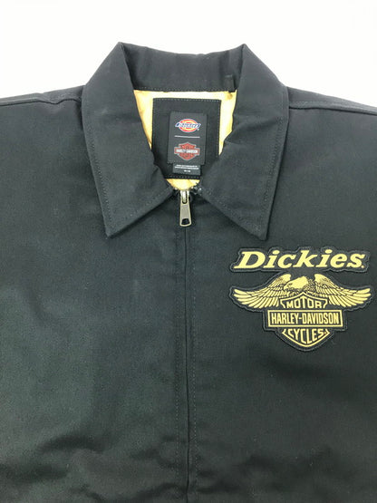 【中古品】【メンズ】 DICKIES × HARLEY-DAVIDSON ハーレーダビッドソン QUILTED LINED EISENHOWER JACKET 97426 キルティング アイゼン ハワージャケット 145-260723-rt-03-tagh サイズ：M カラー：ブラック 万代Net店
