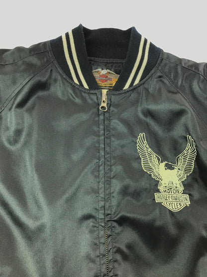 【中古品】【メンズ】 HARLEY-DAVIDSON ハーレーダビッドソン SOUVENIR JACKET BLACK スーベニア ジャケット ライトアウター 145-260729-rt-31-tagh サイズ：M カラー：ブラック 万代Net店