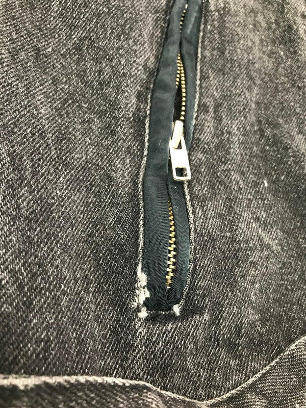 【現状渡し品】【メンズ】 HARLEY-DAVIDSON BLACK DENIM ハーレーダビッドソン ブラックデニム NYLON DOUBLE RIDERS JACKET ナイロン ダブル ライダース ジャケット 145-260723-rt-04-tagh サイズ：M カラー：ブラック 万代Net店