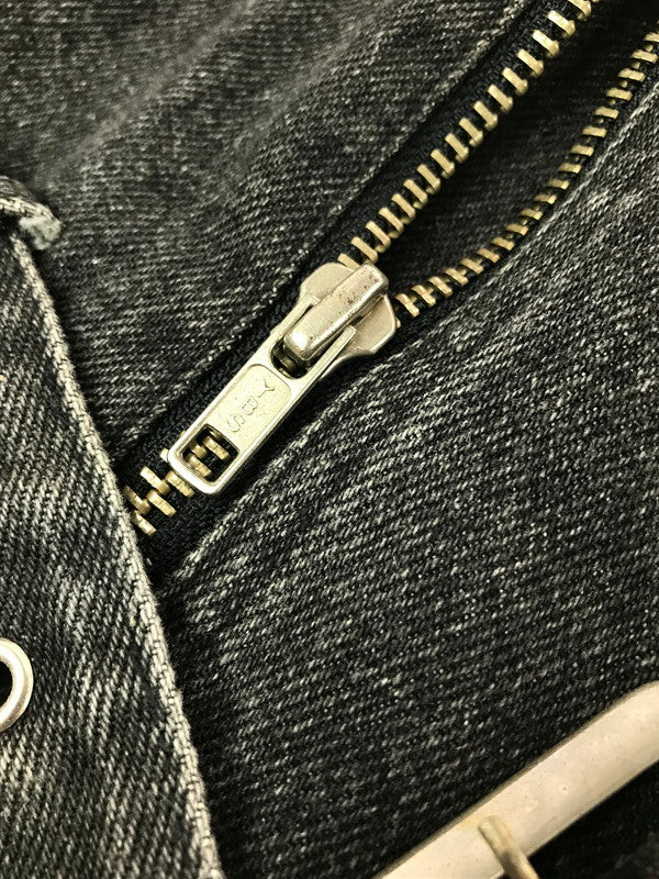 【現状渡し品】【メンズ】 HARLEY-DAVIDSON BLACK DENIM ハーレーダビッドソン ブラックデニム NYLON DOUBLE RIDERS JACKET ナイロン ダブル ライダース ジャケット 145-260723-rt-04-tagh サイズ：M カラー：ブラック 万代Net店