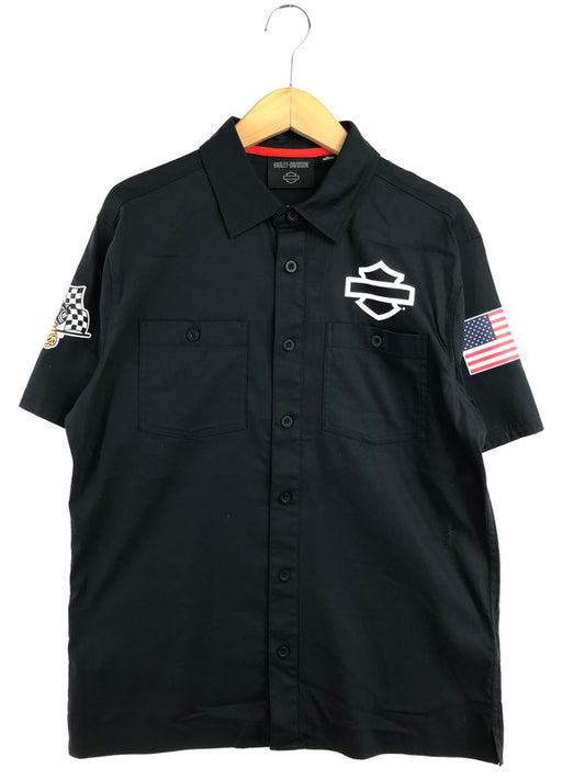 【中古品】【メンズ】 HARLEY-DAVIDSON ハーレー ダビットソン FACTORY RACING SHIRT 96377-26VX ファクトリー レーシング シャツ トップス 145-260726-rt-08-tagh サイズ：M カラー：ブラック 万代Net店