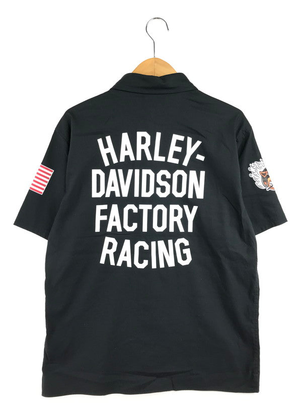 【中古品】【メンズ】 HARLEY-DAVIDSON ハーレー ダビットソン FACTORY RACING SHIRT 96377-26VX ファクトリー レーシング シャツ トップス 145-260726-rt-08-tagh サイズ：M カラー：ブラック 万代Net店