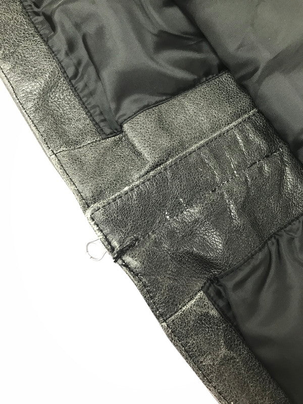 【中古品】【メンズ】 HARLEY-DAVIDSON ハーレーダビッドソン COWHIDE LEATHER VEST FADE BLACK 98109-16VM カウハイド レザー ベスト トップス 145-260723-rt-02-tagh サイズ：L カラー：ブラック 万代Net店