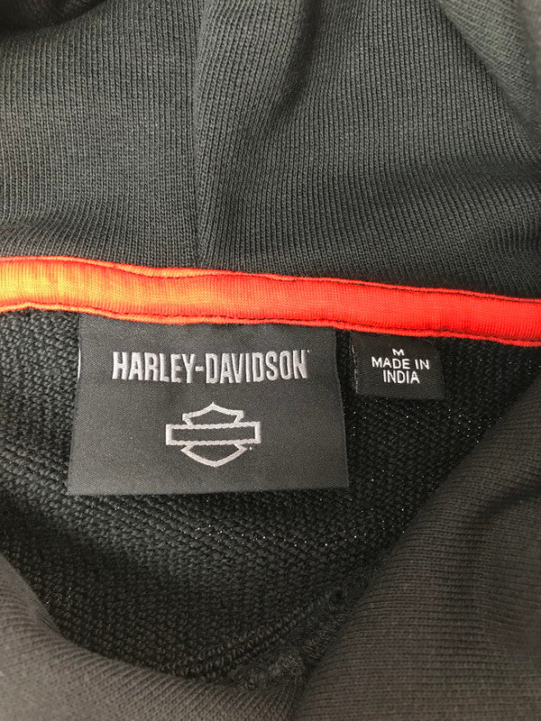 【中古品】【メンズ】 HARLEY-DAVIDSON ハーレーダビッドソン FACTORY RACING HOODIE 96369-26VX ファクトリー レーシング フーディー パーカー 145-260723-rt-01-tagh サイズ：M カラー：ブラック 万代Net店