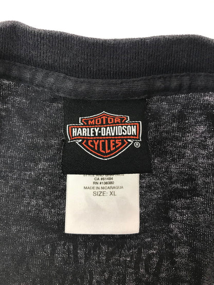 【中古品】【メンズ】 HARLEY-DAVIDSON ハーレーダビッドソン × MARVEL マーベル コラボ VINTAGE S/S TEE ヴィンテージ Tシャツ 半袖 トップス 146-260722-su-03-tagh サイズ：XL カラー：ブラック 万代Net店
