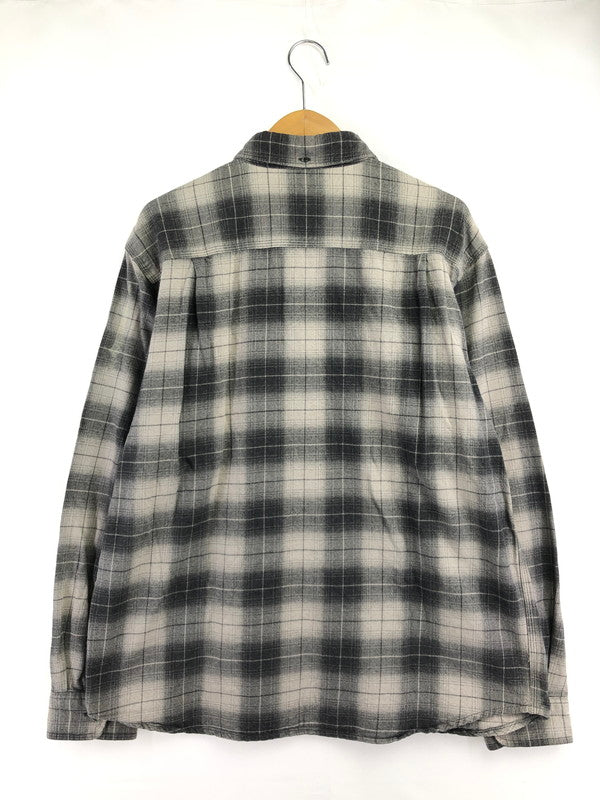 【中古品】【メンズ】 CARHARTT カーハート RELAXED FIT LS WORK FLANNEL SHIRT 102828 001 ロングスリーブ フランネル シャツ 長袖シャツ トップス 146-260726-rt-24-tagh サイズ：L カラー：グレー 万代Net店