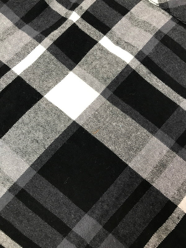 【中古品】【メンズ】 HARLEY-DAVIDSON ハーレーダビッドソン L/S WORK SHIRT CHECK 96217-24VM ロングスリーブ ワークシャツ VINTAGE ヴィンテージ アメカジ　 145-260722-su-06-tagh サイズ：M カラー：ブラック 万代Net店