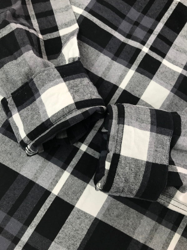【中古品】【メンズ】 HARLEY-DAVIDSON ハーレーダビッドソン L/S WORK SHIRT CHECK 96217-24VM ロングスリーブ ワークシャツ VINTAGE ヴィンテージ アメカジ　 145-260722-su-06-tagh サイズ：M カラー：ブラック 万代Net店