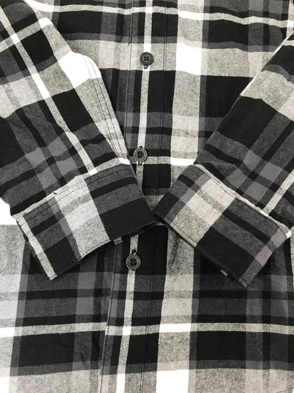 【中古品】【メンズ】 HARLEY-DAVIDSON ハーレーダビッドソン L/S WORK SHIRT CHECK 96217-24VM ロングスリーブ ワークシャツ VINTAGE ヴィンテージ アメカジ　 145-260722-su-06-tagh サイズ：M カラー：ブラック 万代Net店