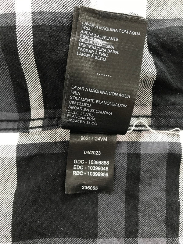 【中古品】【メンズ】 HARLEY-DAVIDSON ハーレーダビッドソン L/S WORK SHIRT CHECK 96217-24VM ロングスリーブ ワークシャツ VINTAGE ヴィンテージ アメカジ　 145-260722-su-06-tagh サイズ：M カラー：ブラック 万代Net店