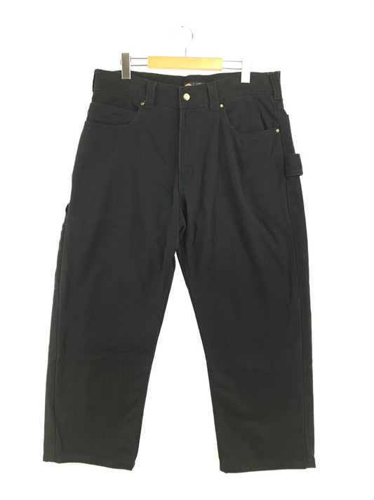 【中古品】【メンズ】 DICKIES ディッキーズ × HARLEY-DAVIDSON ハーレー ダビッドソン CARPENTER PANTS BLACK カーペンター パンツ ボトムス 156-260729-rt-29-tagh サイズ：W36 カラー：ブラック 万代Net店