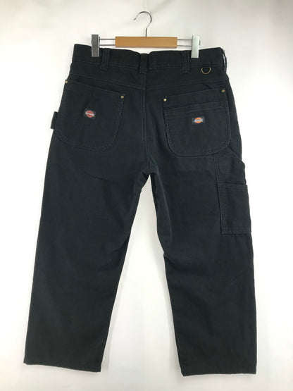 【中古品】【メンズ】 DICKIES ディッキーズ × HARLEY-DAVIDSON ハーレー ダビッドソン CARPENTER PANTS BLACK カーペンター パンツ ボトムス 156-260729-rt-29-tagh サイズ：W36 カラー：ブラック 万代Net店