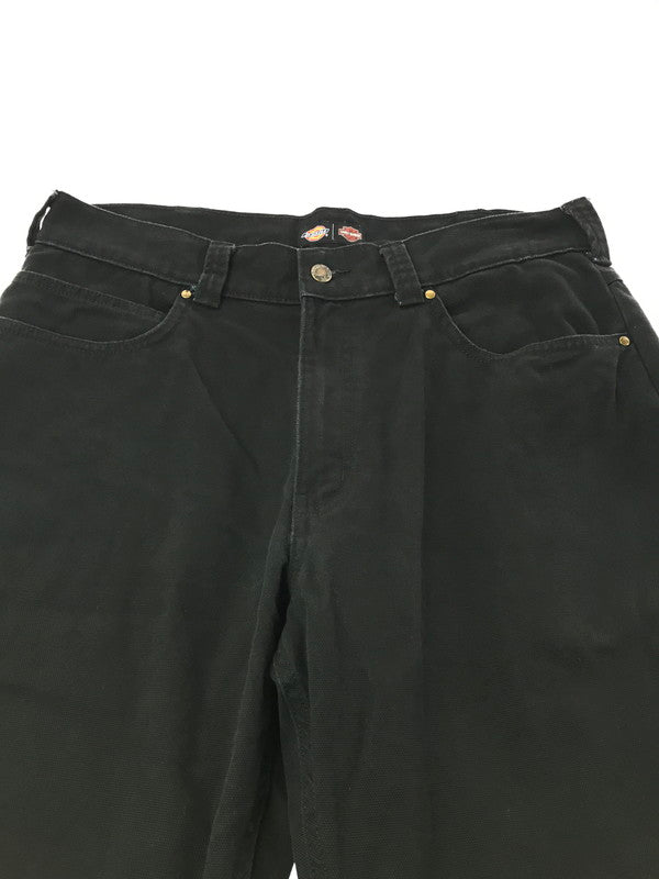 【中古品】【メンズ】 DICKIES ディッキーズ × HARLEY-DAVIDSON ハーレー ダビッドソン CARPENTER PANTS BLACK カーペンター パンツ ボトムス 156-260729-rt-29-tagh サイズ：W36 カラー：ブラック 万代Net店