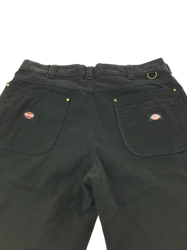 【中古品】【メンズ】 DICKIES ディッキーズ × HARLEY-DAVIDSON ハーレー ダビッドソン CARPENTER PANTS BLACK カーペンター パンツ ボトムス 156-260729-rt-29-tagh サイズ：W36 カラー：ブラック 万代Net店