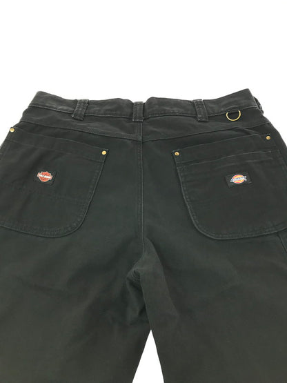 【中古品】【メンズ】 DICKIES ディッキーズ × HARLEY-DAVIDSON ハーレー ダビッドソン CARPENTER PANTS BLACK カーペンター パンツ ボトムス 156-260729-rt-29-tagh サイズ：W36 カラー：ブラック 万代Net店