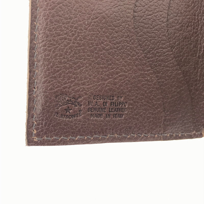 【中古美品】【メンズ】 IL BISONTE イルビゾンテ TRI-FOLD WALLET BROWN 54523 3つ折り財布 財布 アクセサリー 200-260722-rt-14-tagh カラー：ブラウン 万代Net店