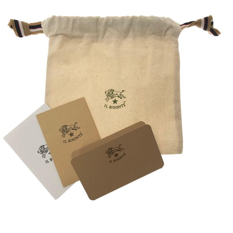 【中古美品】【メンズ】 IL BISONTE イルビゾンテ TRI-FOLD WALLET BROWN 54523 3つ折り財布 財布 アクセサリー 200-260722-rt-14-tagh カラー：ブラウン 万代Net店