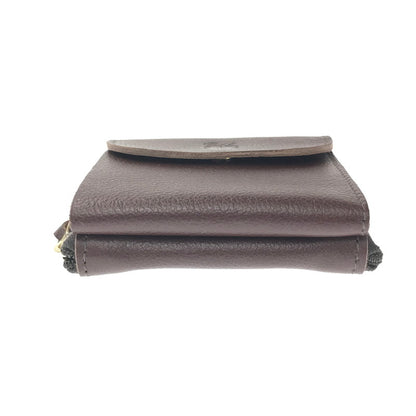 【中古美品】【メンズ】 IL BISONTE イルビゾンテ TRI-FOLD WALLET BROWN 54523 3つ折り財布 財布 アクセサリー 200-260722-rt-14-tagh カラー：ブラウン 万代Net店