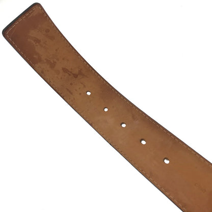 【中古品】【メンズ】 LOUIS VUITTON ルイ・ヴィトン CEINTURE JEANS BELT BLACK M6812 CA1017 ジーンズ ベルト アクセサリー 179-260722-rt-12-tagh カラー：ブラック 万代Net店