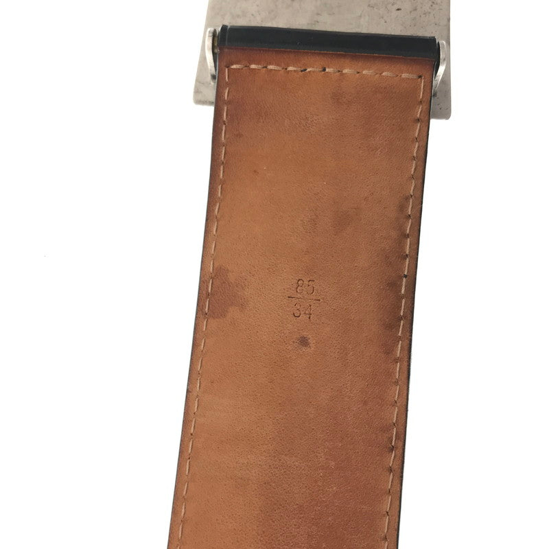 【中古品】【メンズ】 LOUIS VUITTON ルイ・ヴィトン CEINTURE JEANS BELT BLACK M6812 CA1017 ジーンズ ベルト アクセサリー 179-260722-rt-12-tagh カラー：ブラック 万代Net店