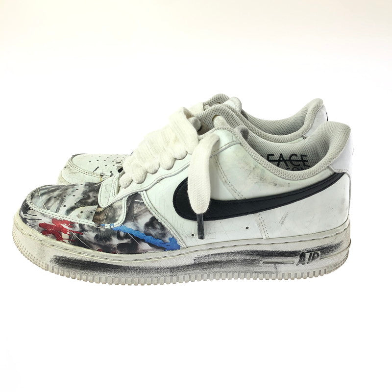 【中古品】【メンズ】 NIKE ナイキ × PEACEMINUSONE ピース マイナス ワン AIR FORCE 1 LOW PARA-NOISE WHITE BLAC DD3223-100 エア フォース ワン スニーカー 靴 160-260730-rt-03-tagh サイズ：26.5cm US 8.5 カラー：WHITE/BLACK-WHITE 万代Net店