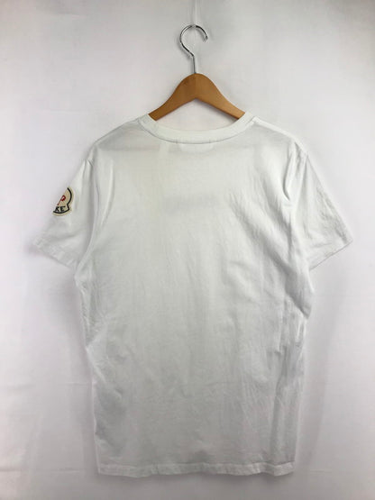 【中古品】【メンズ】 MONCLER GENIUS モンクレール × AWAKE NY アウェイク　ニューヨーク 20SS T-SHIRT 　WHITE　F10928C70810 Tシャツ トップス コラボ 141-260722-su-01-tagh サイズ：M カラー：ホワイト 万代Net店
