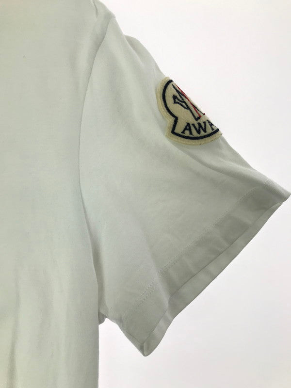 【中古品】【メンズ】 MONCLER GENIUS モンクレール × AWAKE NY アウェイク　ニューヨーク 20SS T-SHIRT 　WHITE　F10928C70810 Tシャツ トップス コラボ 141-260722-su-01-tagh サイズ：M カラー：ホワイト 万代Net店