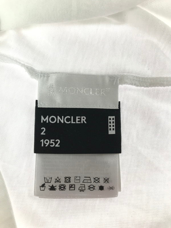 【中古品】【メンズ】 MONCLER GENIUS モンクレール × AWAKE NY アウェイク　ニューヨーク 20SS T-SHIRT 　WHITE　F10928C70810 Tシャツ トップス コラボ 141-260722-su-01-tagh サイズ：M カラー：ホワイト 万代Net店