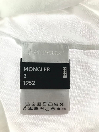 【中古品】【メンズ】 MONCLER GENIUS モンクレール × AWAKE NY アウェイク　ニューヨーク 20SS T-SHIRT 　WHITE　F10928C70810 Tシャツ トップス コラボ 141-260722-su-01-tagh サイズ：M カラー：ホワイト 万代Net店