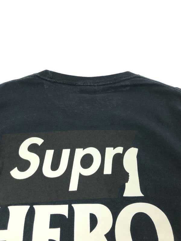 【中古品】【メンズ】 SUPREME シュプリーム × ANTIHERO アンタイヒーロー コラボ 14SS EAGLE L/S TEE イーグル プリント ロングスリーブTシャツ 長袖Tシャツ 149-260802-hi-09-tagh サイズ：M カラー：ブラック 万代Net店