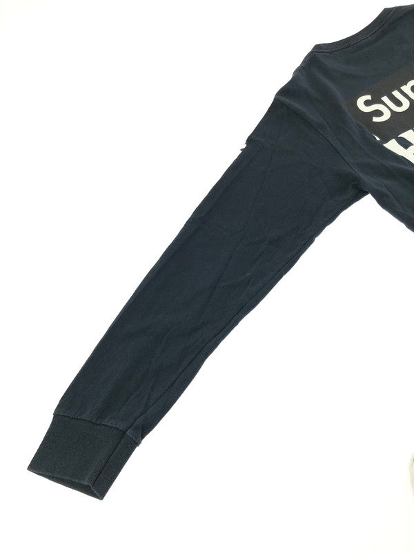 【中古品】【メンズ】 SUPREME シュプリーム × ANTIHERO アンタイヒーロー コラボ 14SS EAGLE L/S TEE イーグル プリント ロングスリーブTシャツ 長袖Tシャツ 149-260802-hi-09-tagh サイズ：M カラー：ブラック 万代Net店