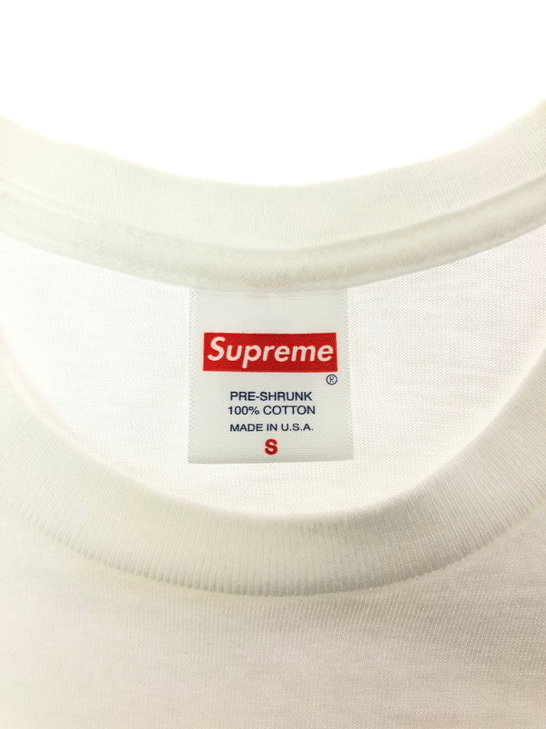 【中古品】【メンズ】 SUPREME シュプリーム 22SS AI GREEN TEE グリーンTシャツ プリント 半袖 Tシャツ カットソー 149-260802-hi-04-tagh サイズ：S カラー：ホワイト 万代Net店